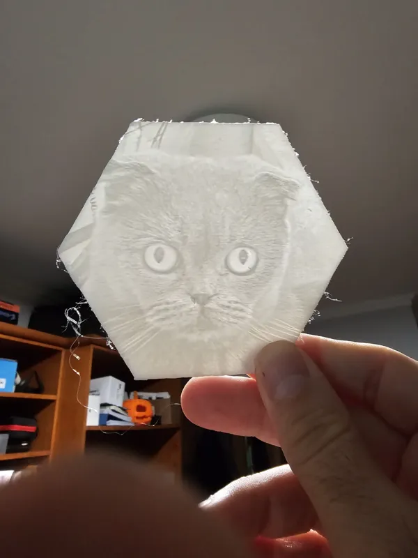 Profil d'impression pour lithophanies