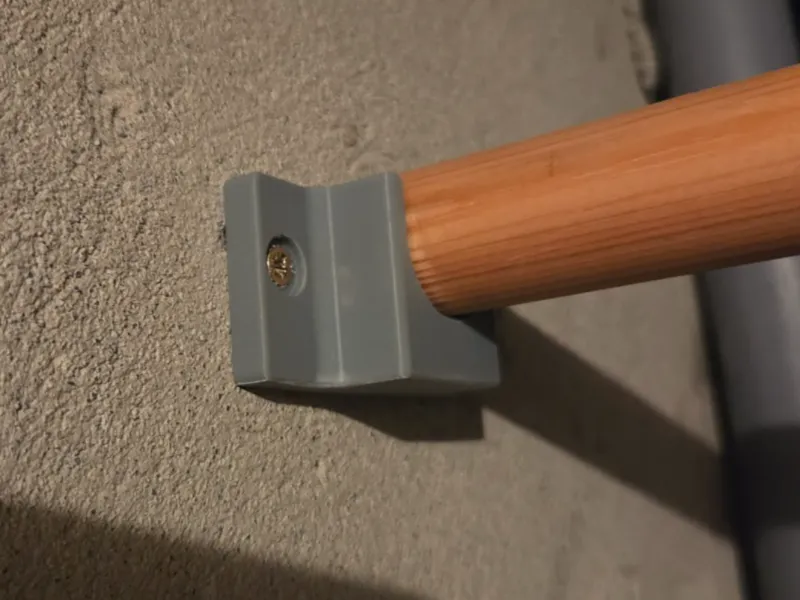 Heavy-Duty Wall Mount for 25 mm Round Rod