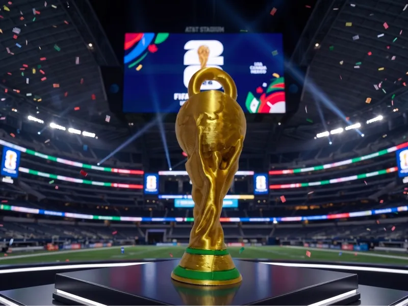 Mini World Cup Trophy Keychain
