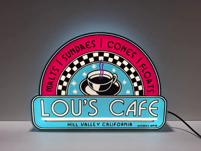 Back to the Future – Lou’s Cafe Lightbox 