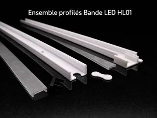 Ensemble Profilés Bande LED HL01 (V2 Parametric)