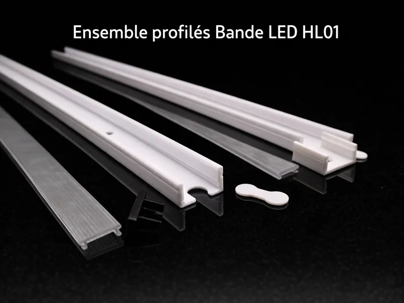 Ensemble Profilés Bande LED HL01 (V2 Parametric)