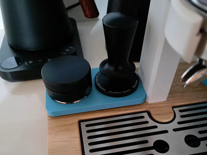 Superkop supporto tamper e distributore caffè