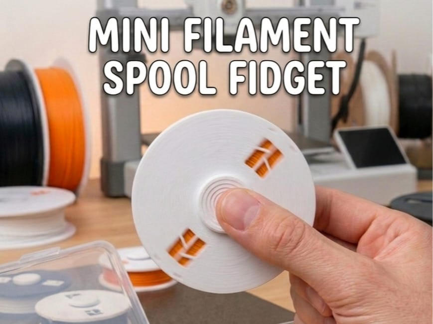 Mini Filament Spool Fidget Spinner - NO AMS