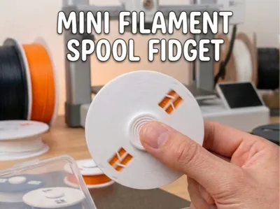 Mini Filament Spool Fidget Spinner - NO AMS