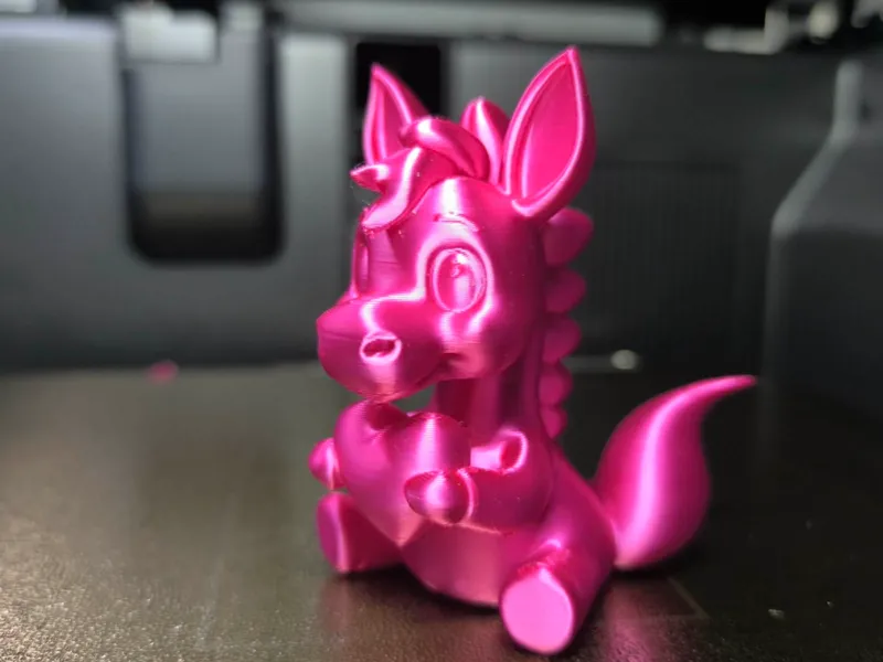 Cute horse with hearth