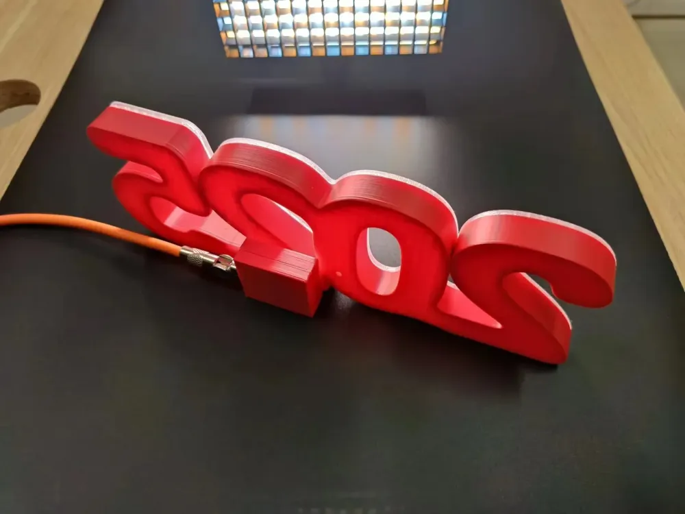 2025 Year of the Snake New Year luminous sign, LED strip lights ...