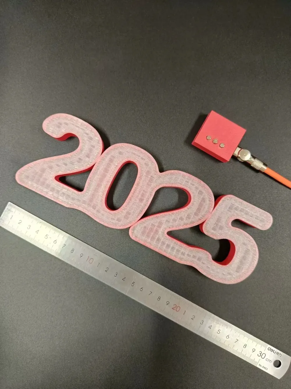 2025 Year of the Snake New Year luminous sign, LED strip lights ...
