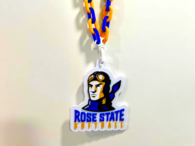 Rose State Softball Logo for Oversized Hype Chain
