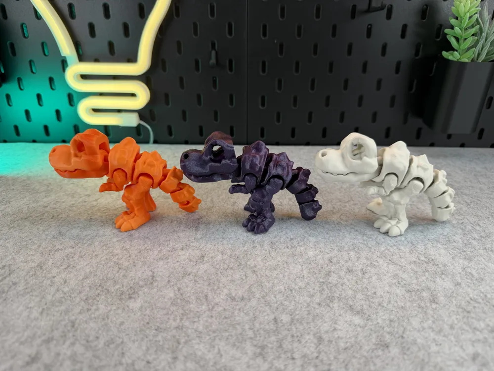 Trex Esqueleto Articulado - Modelo de impresión 3D gratuito - MakerWorld