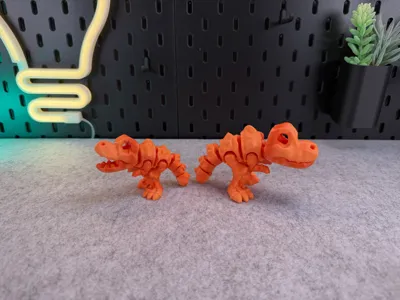Articulated Skeleton Trex - Free 3D Print Model - MakerWorld