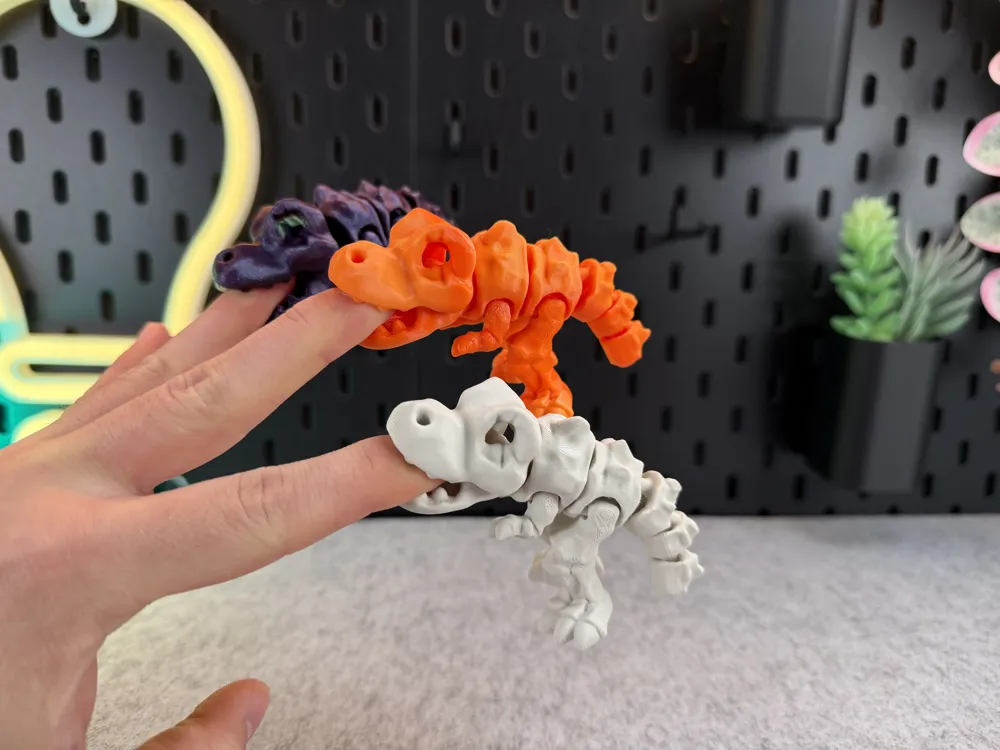 Articulated Skeleton Trex - Free 3D Print Model - MakerWorld