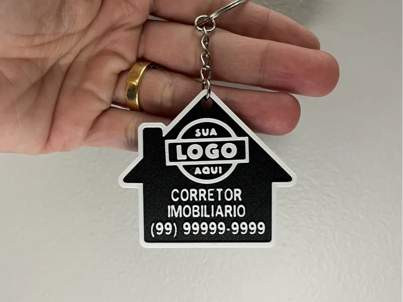 Chaveiro Personalizavel Imobiliárias / Corretores