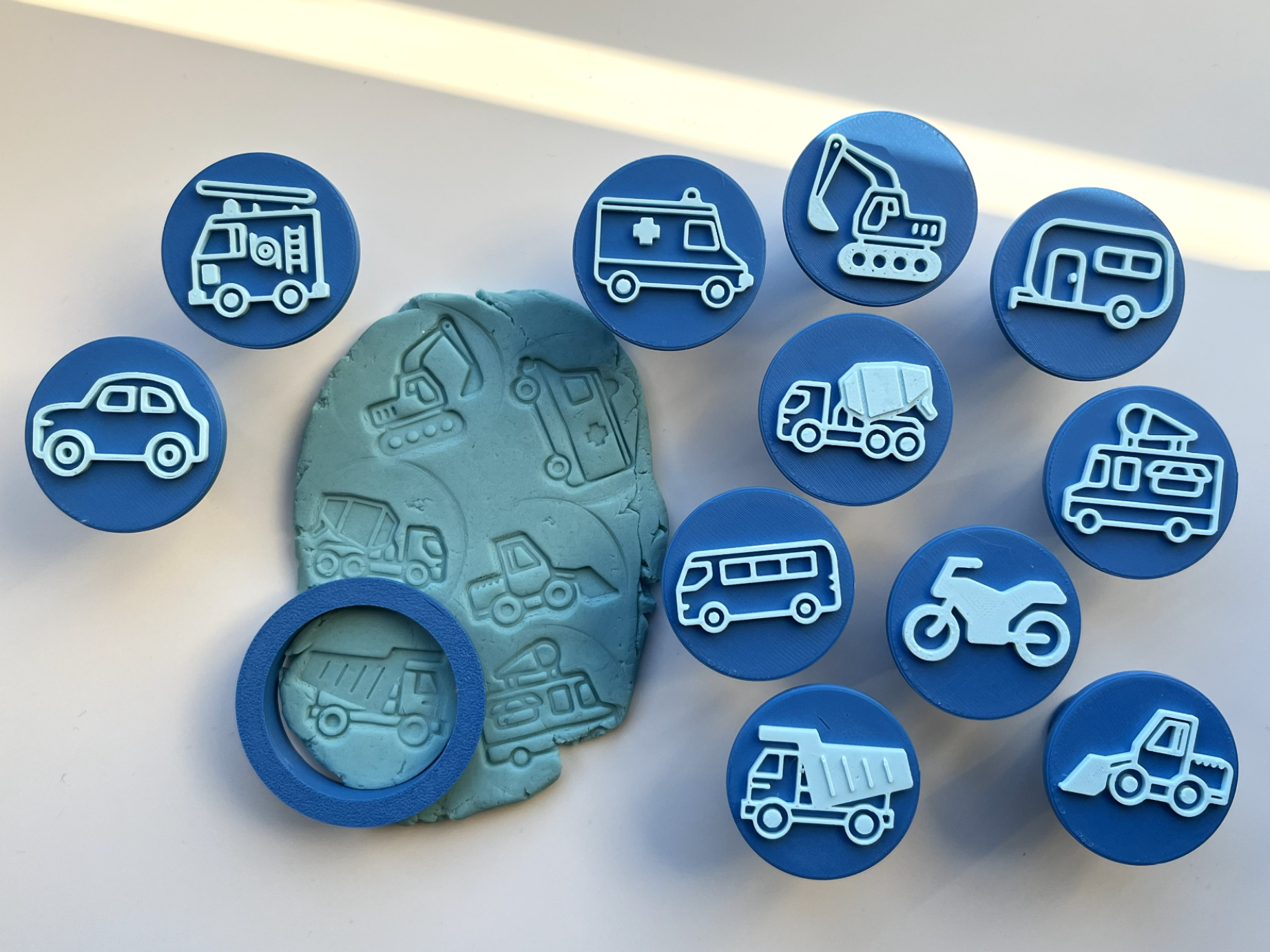 PART 1 - Vehicle Stamp Set – Cars & Construction 