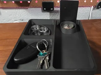 EDC Catch All Tray with Coin Bowl