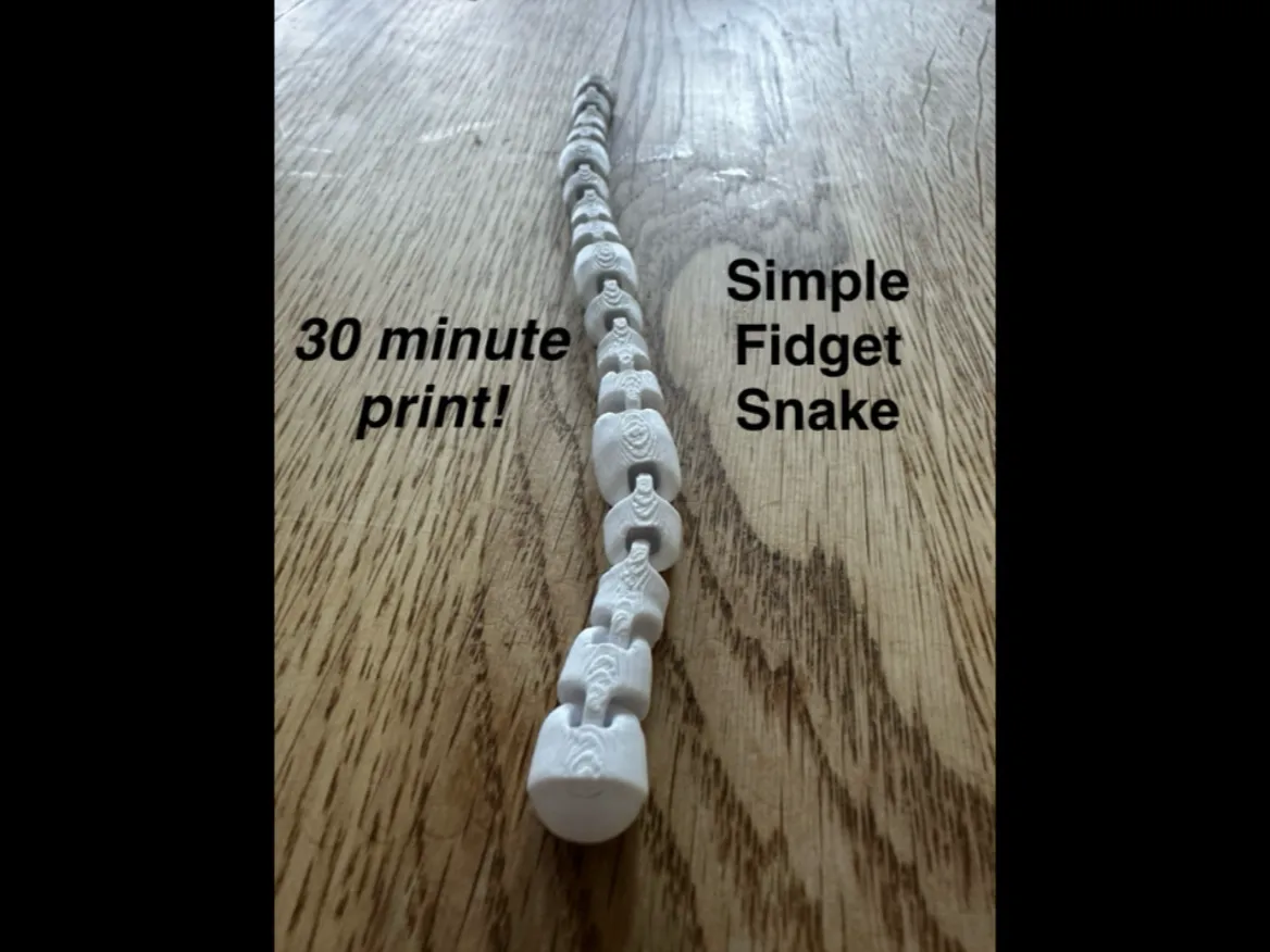 Serpent anti-stress articulé