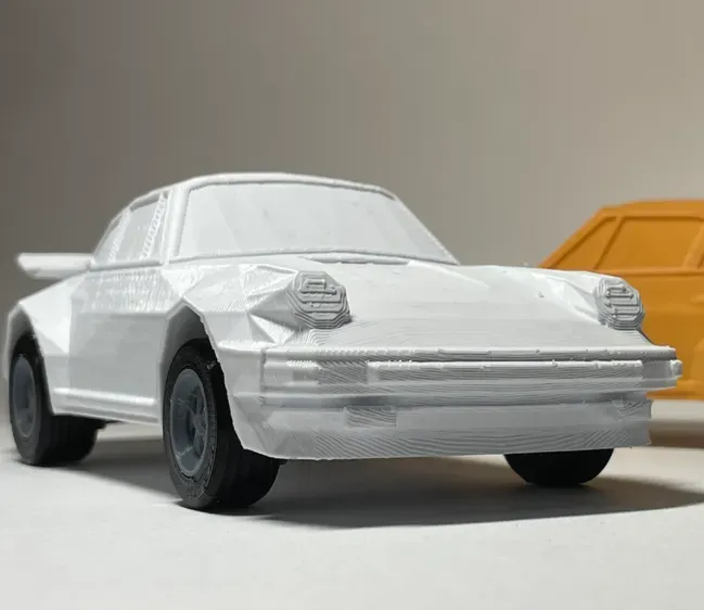 Low-Poly Porsche 911 Turbo 75% Scale