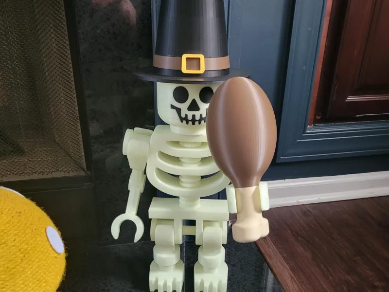 Mega Brick Skeleton Thanksgiving Kit