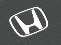 Logo emblème Honda imprimé en 3D — photo 2