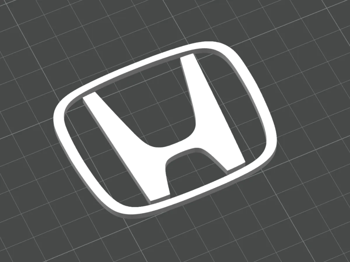 Logo emblème Honda imprimé en 3D