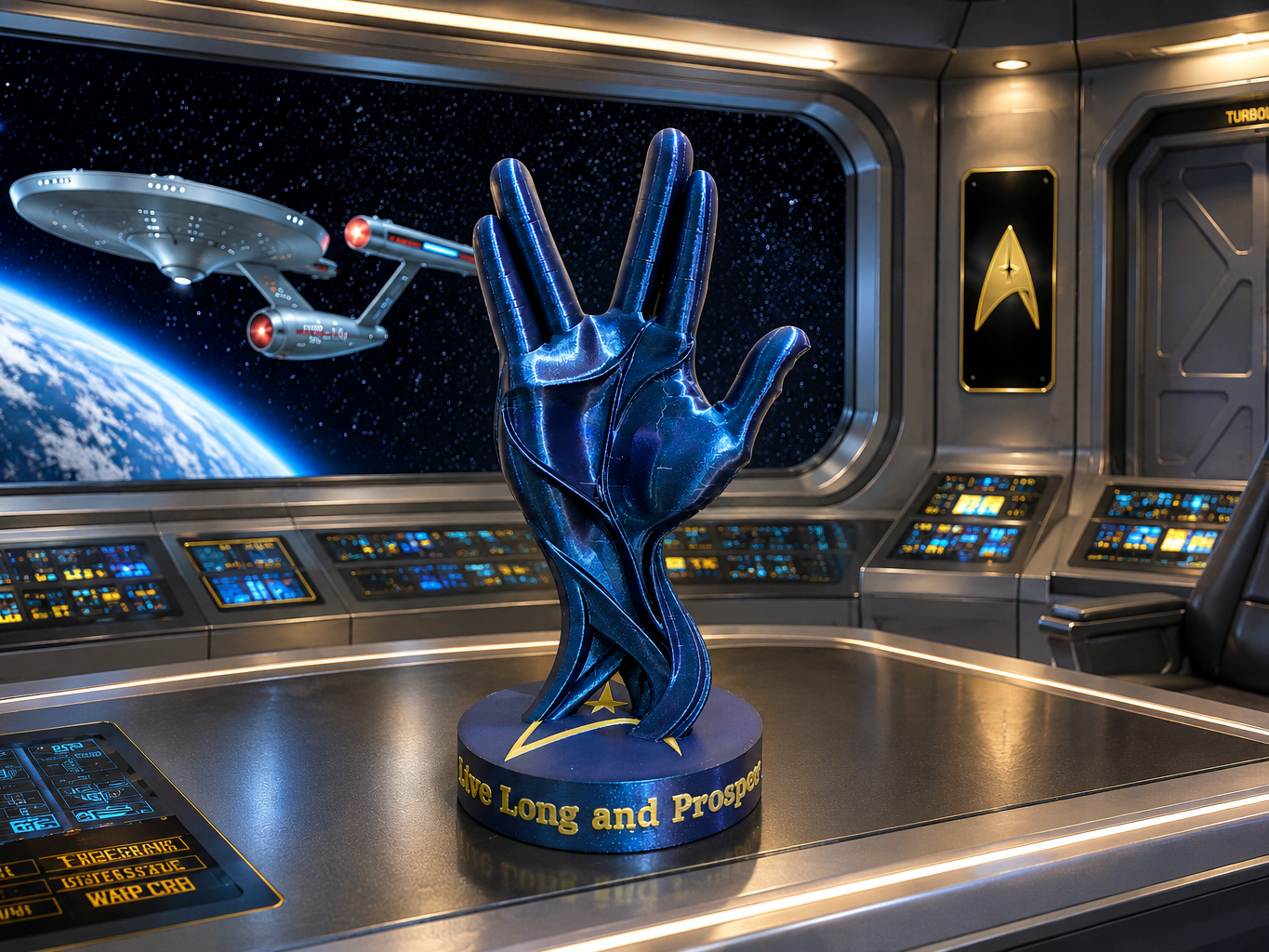 Nexus Vulcan Salute – Live Long and Prosper