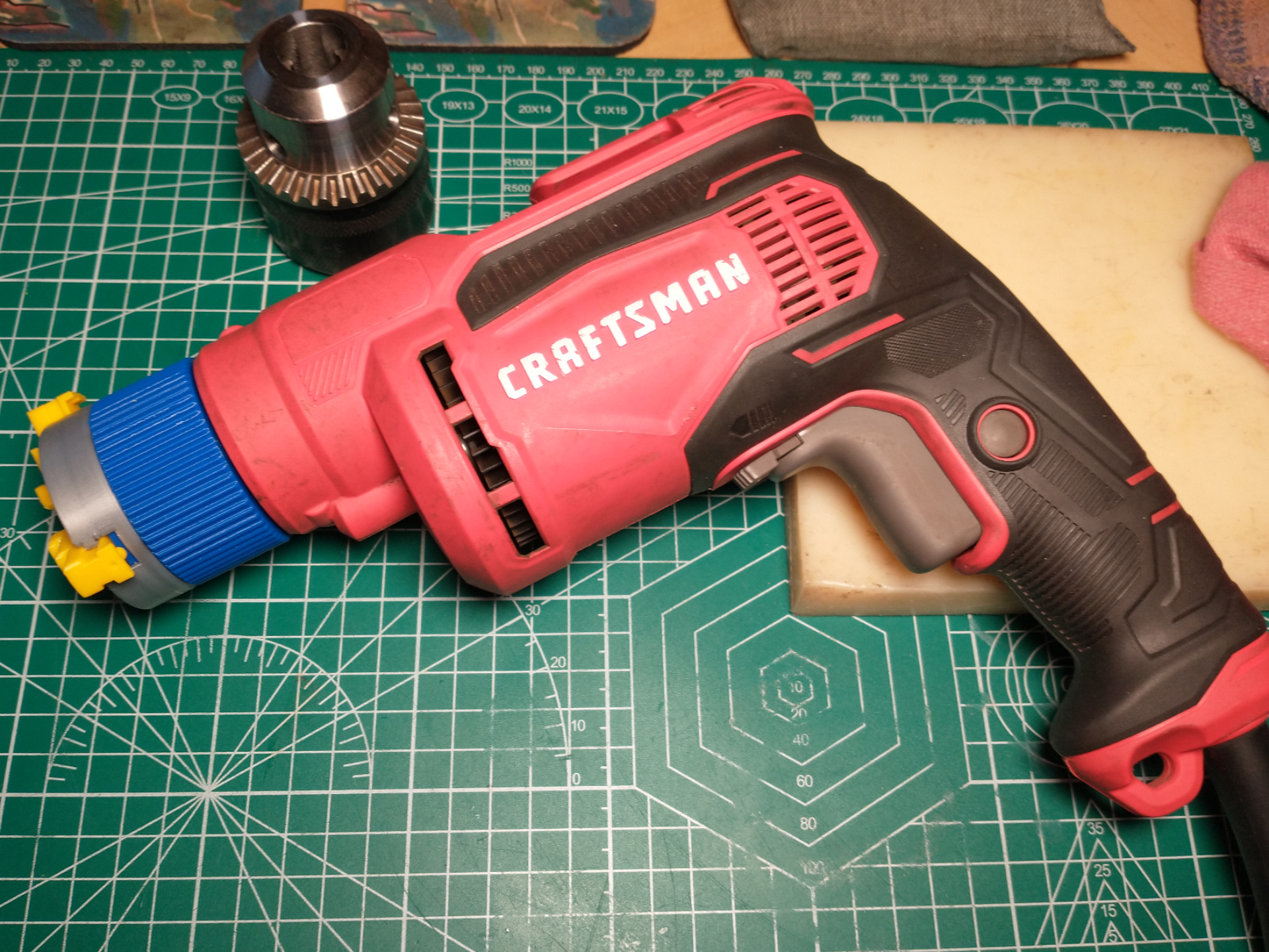 3 Jaw Self-Centering Spiral Chuck for Hand Drill
