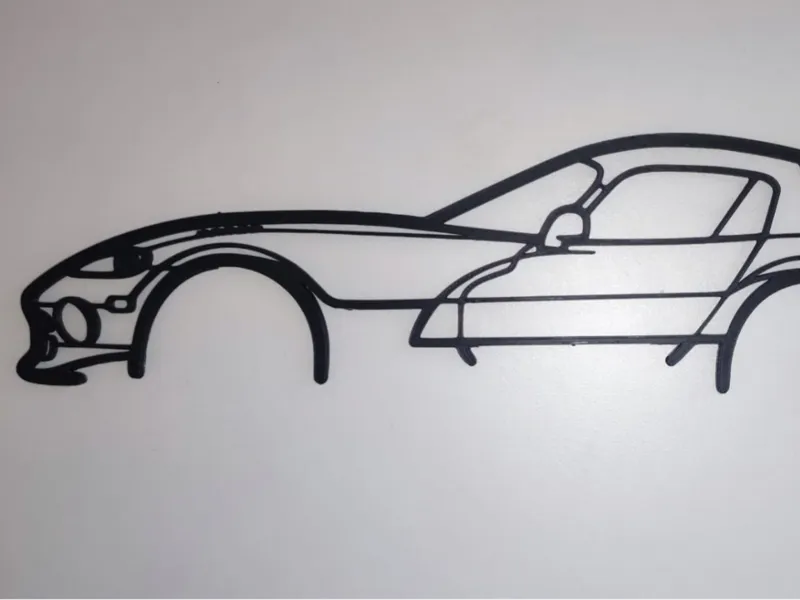 silhouette Dodge Viper GTS