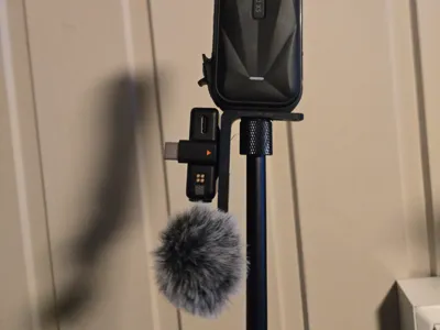 dji mic mini bracket with ambient sound V2