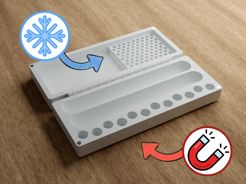 Magnetic Insulin Case with Cooling Slot