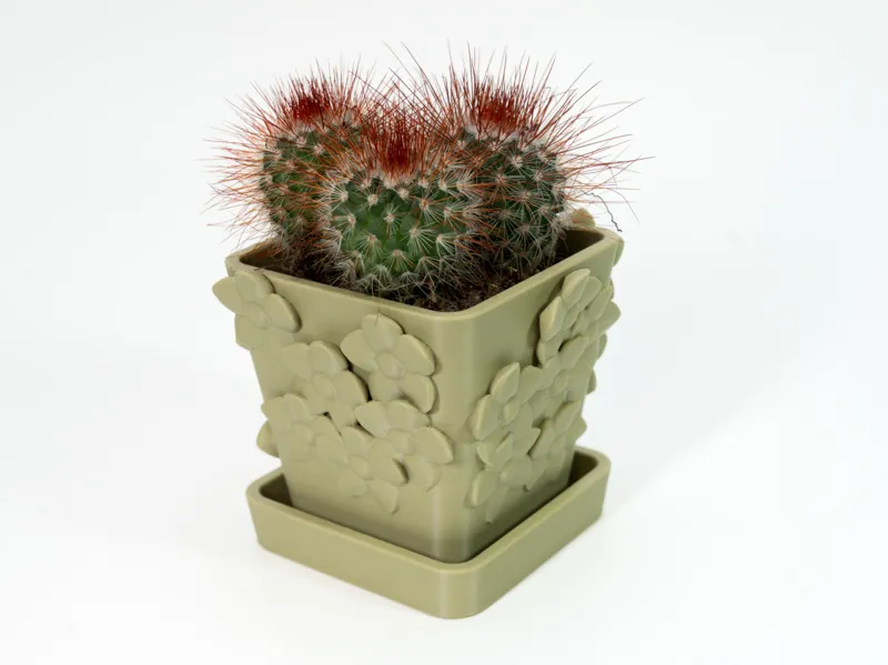 Small Plant Pot with Flowers