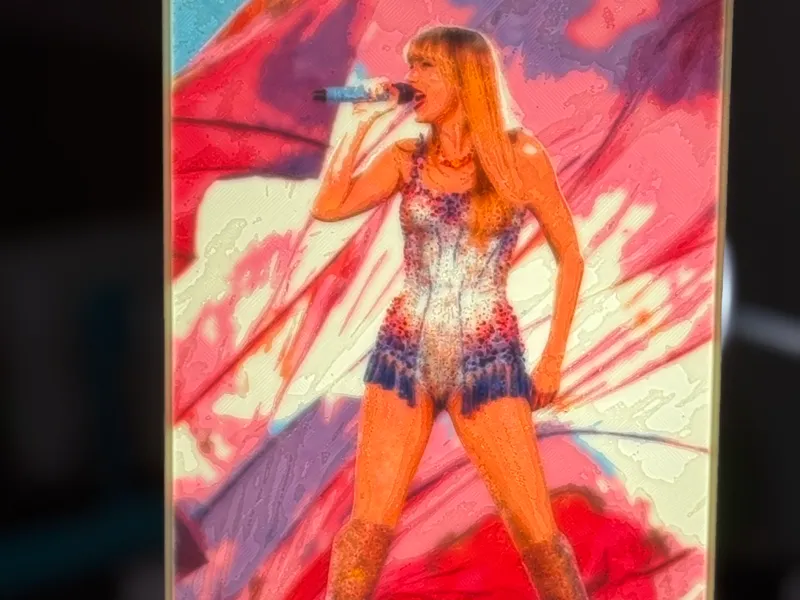 Taylor Swift Eras Tour Lithophane Lightbox Lover