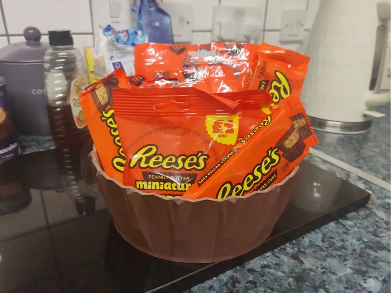 Reeses Peanut Butter Cup Style Bowl