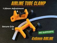 Aquarium Airline Tube Clamps