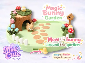 Mini Cute Village - Magic bunny Easter garden