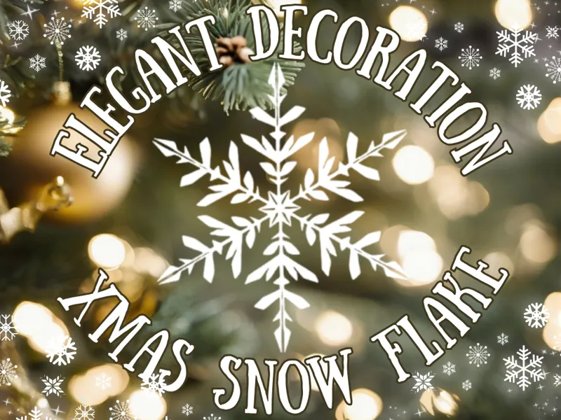 Elegant Snowflake - Christmas Decoration