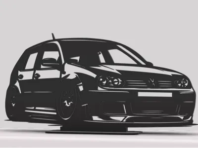 VW MK4 R32 Silhouette