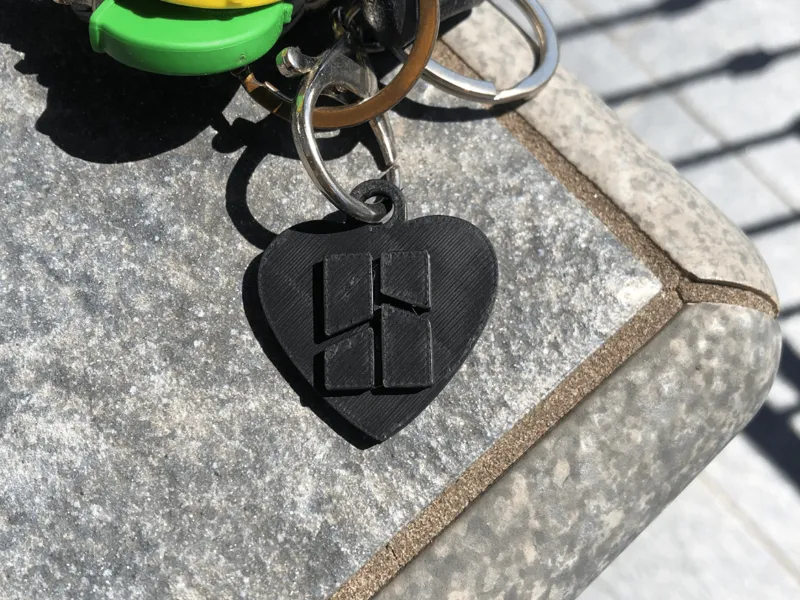 BambuHeartKeychain Small