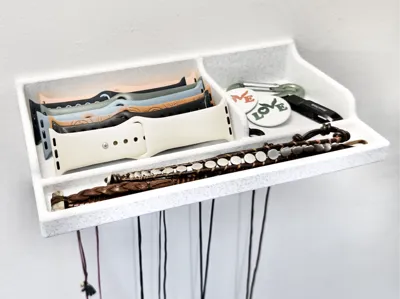 Wall Mounted Jewelry and Necklace Organizer