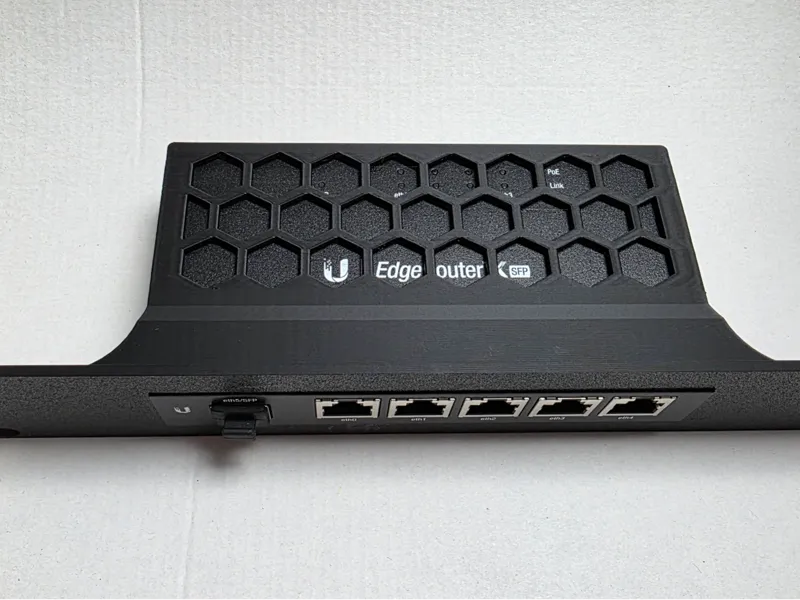 A 10-inch rack mount for the Ubiquiti ER-X-SFP