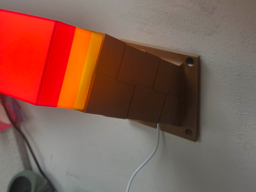 Minecraft-Inspired Wall Torch – USB LED Light