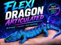Dragon flexible articulé effet cristal — photo 1