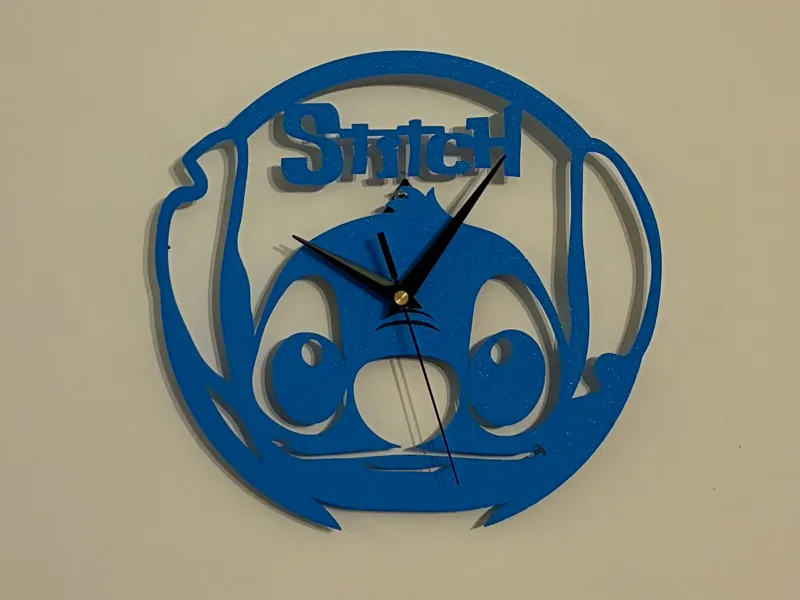 Stitch Wall Clock