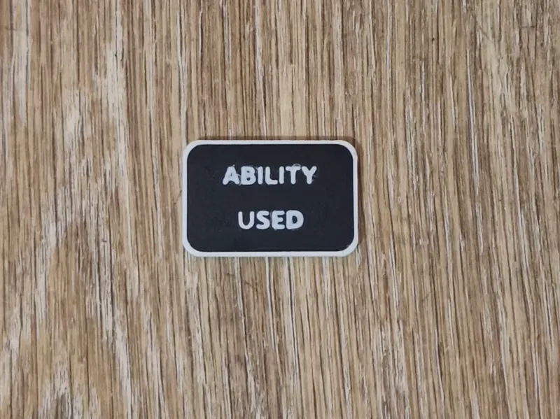 Ability Used Token 0,16mm high Quality