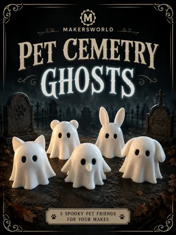 Figura decorativa: Pet Cemetery Ghost figures — vista de referencia 2
