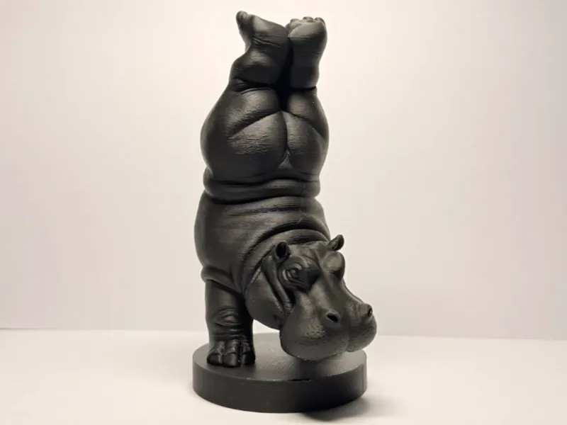 Handstand Hippo – Cute Gymnast Figure