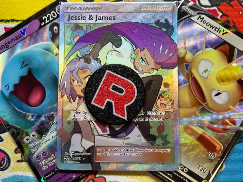 Pokmon TCG Coin/Marker (Team Rocket) - Free 3D Print Model - MakerWorld Pokmon TCG Coin/Marker (Team Rocket) - Free 3D Print Model - MakerWorld