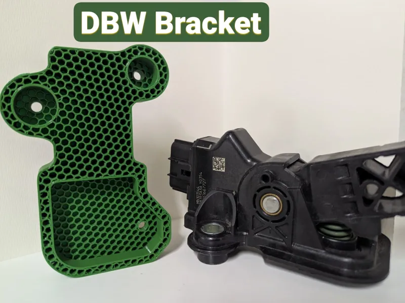 DBW (drive by wire) accelerator pedal bracket
