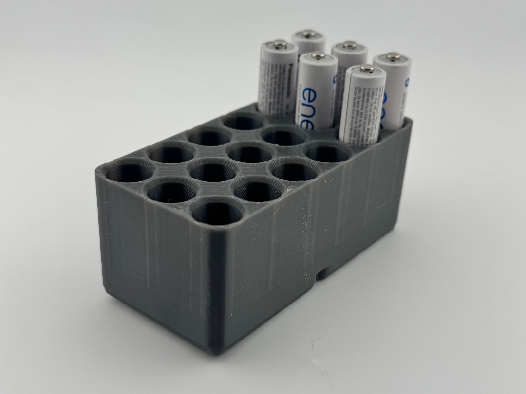 Gridfinity Battery Organizer (Parametric)