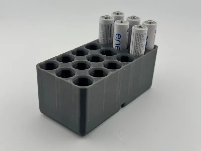 Gridfinity Battery Organizer (Parametric)