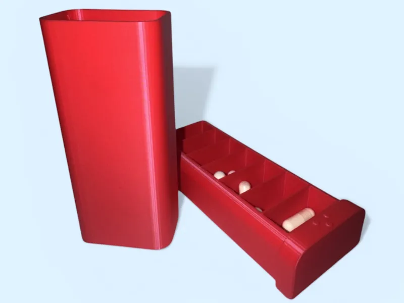 Weekly pill organiser (deep)
